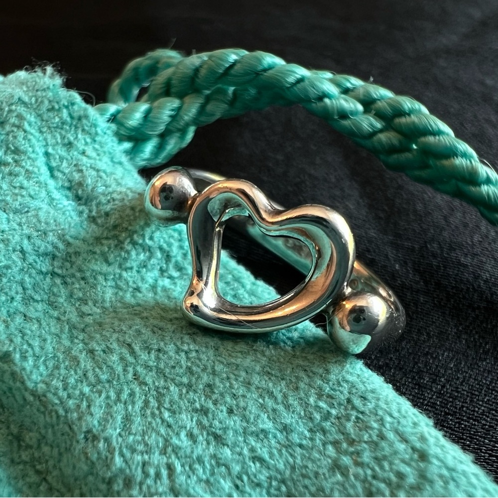 Tiffany & Co. Elsa Peretti Open Heart Ring, silver 925, size 4